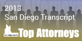 2013 San Diego Transcript Top Attorneys Winner Meredith G. Lewis